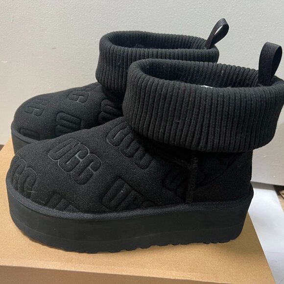 UGG Women's Classic Mini Platform Felted - Picture 1 of 7